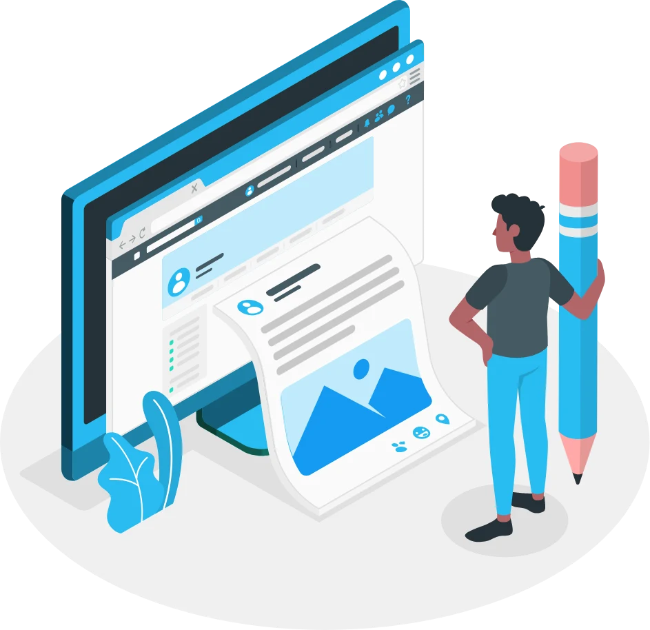 Blogs banner illustration