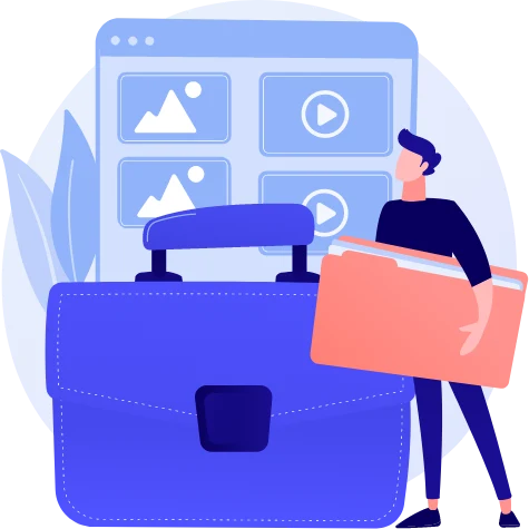 Portfolio banner illustration